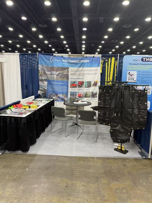 Latest company news about Yitex strahlt auf der America Truck Show 2025 mit Premium Truck Tarpaulin Solutions